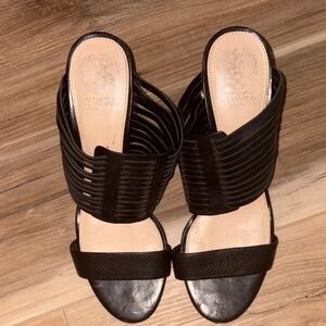 Vince Camuto Black Strappy Women's Sandals